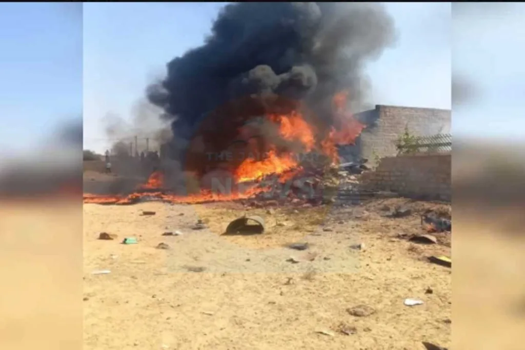 Tejas Fighter Crash In Jaisalmer