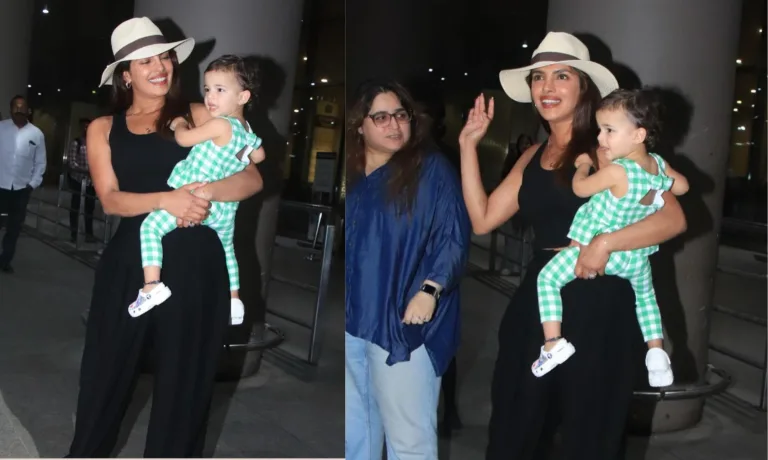 Priynka Chopra With Daughter Malti Marry